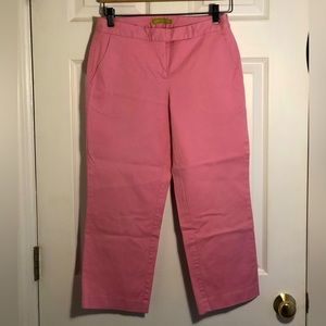 Sigrid Olsen cotton pink capris